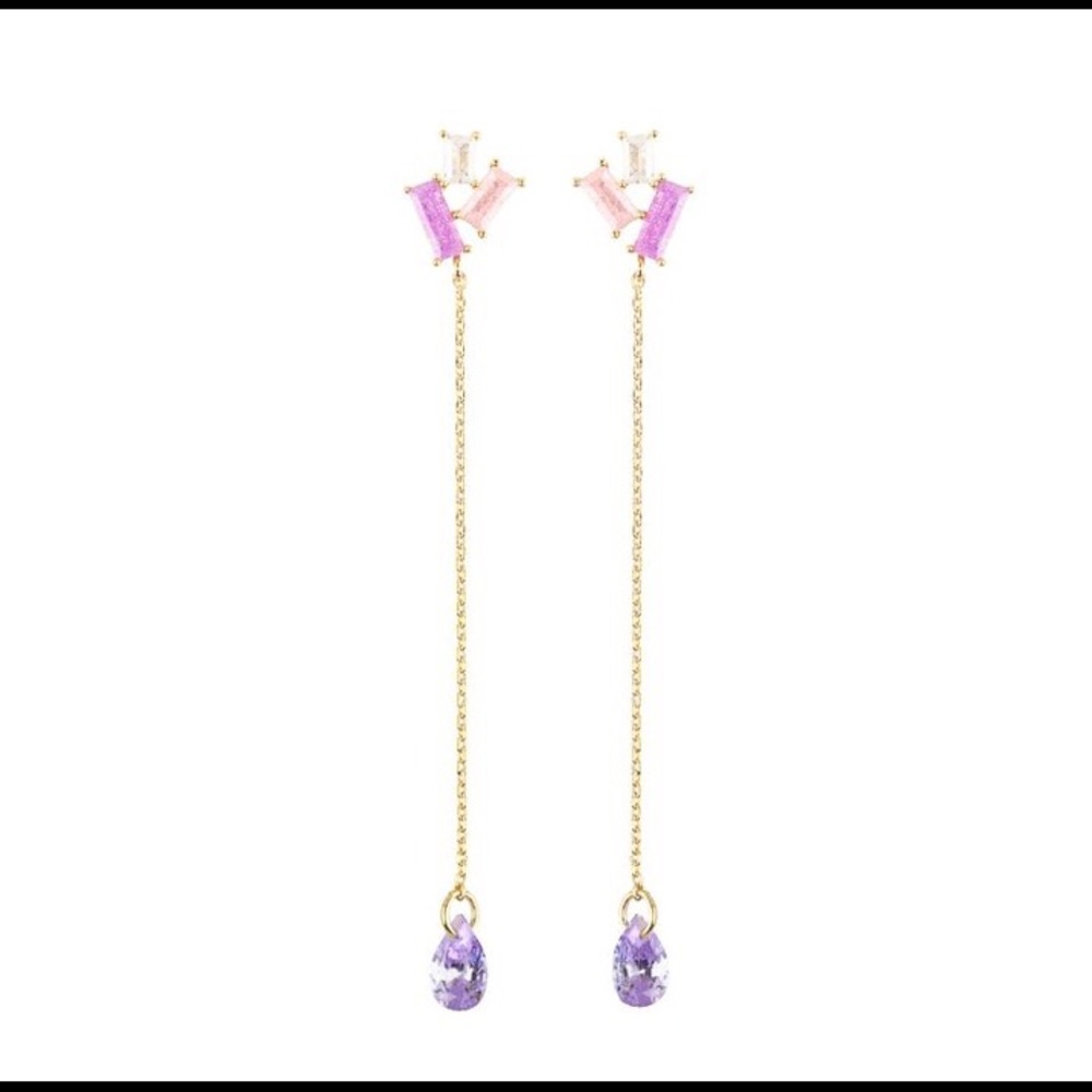 18k Gold vermeil dangle earrings